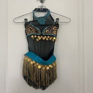 Egyptian one piece inspired dance costume